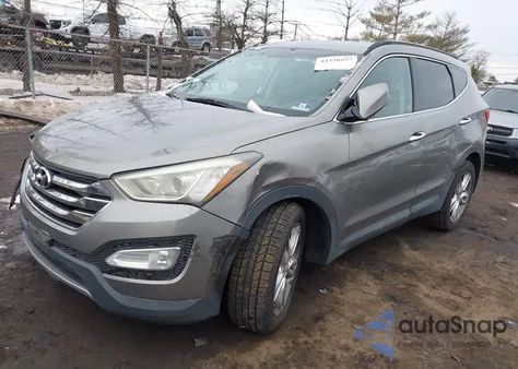 2013 Hyundai Santa Fe Sport 2.0T from USA, damaged, VIN 5XYZU3LA5DG081093